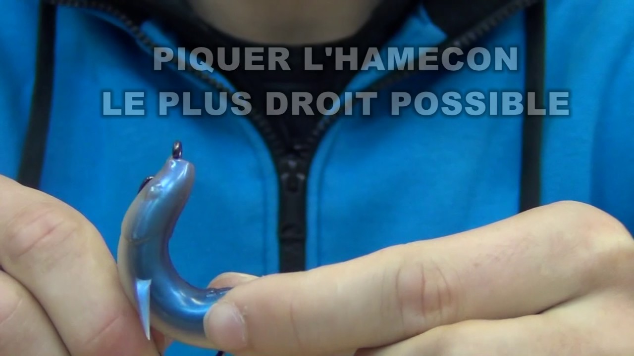 Monter un Hamecon texan sur un leurres souples