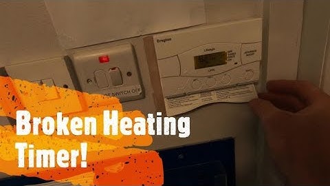 Replacing a central heating programmer