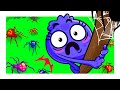 Spooky Spiders Everywhere! HELP! 🕷🕸 Don't Play With ANTS 🐜❌ Kids Songs & Nursery Rhymes 🥑🎶