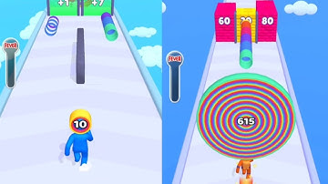 NOOB vs PRO Layer Man Run 3D 🔴🥑🔴 New Max Update Gameplay iOS