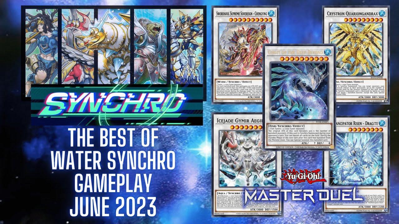 LIMIT OVERDRIVE! MY INSANE UPGRADED WATER SYNCHRO DECK JUNE 2023 Yu Gi