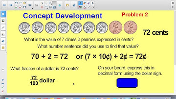 Mod 6 les 15 expressing money in decimals and fraction forms