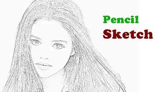 Photoshop Tutorial | How to Transform PHOTOS into Pencil Sketch, Pencil DRAWINGS screenshot 4