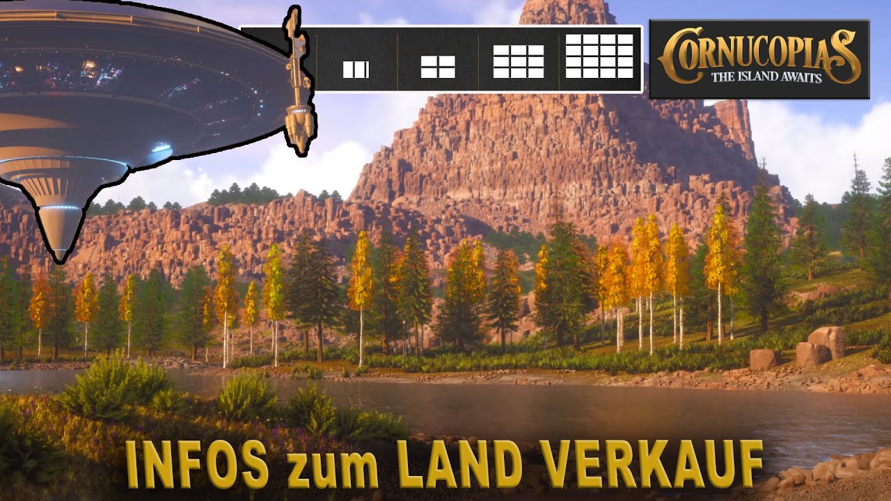 Cornucopias - The island awaits - Alle INFOS zu den ersten Grundstücken/Zonen und zum Landverkauf!