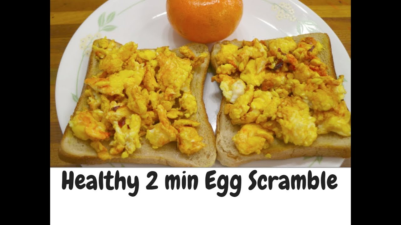 Scrambled Eggs in 2 min | Healthy Breakfast prepared to prevent & reverse Dementia
