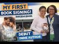 My First Book Signing as a Debut Author | Behind the Scenes of an Indie Author Event