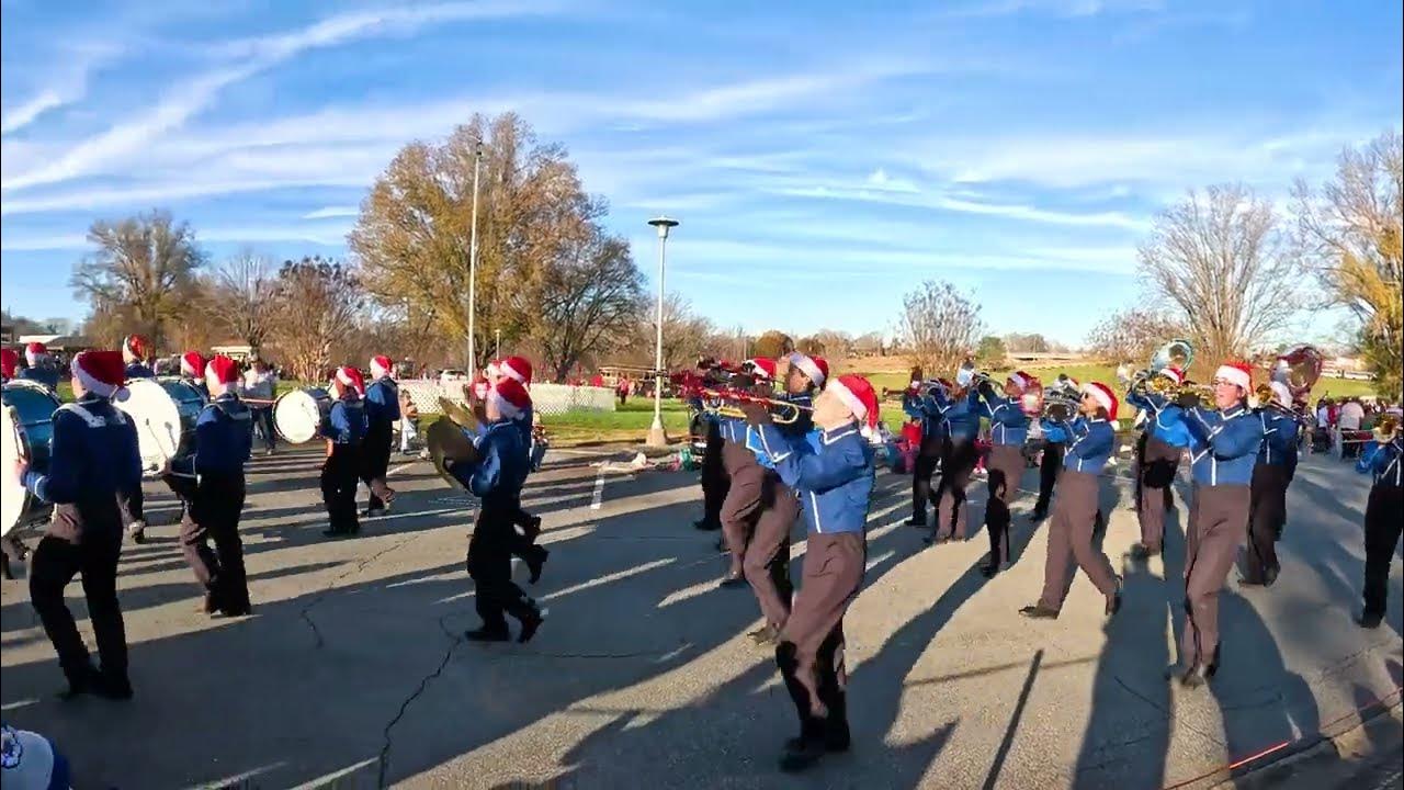East Burke High School Marching Parade J Iverson Riddle Christmas Parade 2022 NC