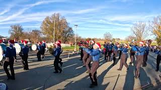 East Burke High School Marching Parade J Iverson Riddle Christmas Parade 2022 - Morganton, NC