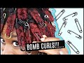 I Tried SAFETY PINS To CURL My Hair!! | Anything BUT Curlers