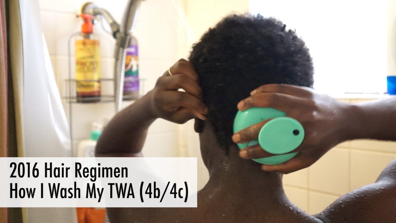 2016 Hair Regimen How I Wash My Twa 4b 4c Youtube
