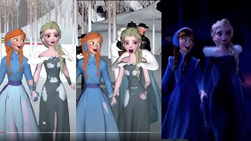 Olafs Frozen Adventure |Elsa & Anna Shot Progression| Mariusz Furmanczyk |@3DAnimationInternships