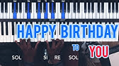 Comment Jouer Joyeux Anniversaire Au Piano Youtube
