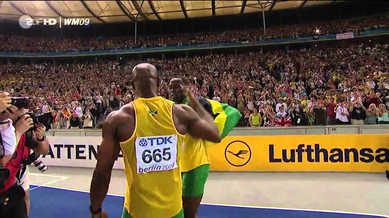 Der Schnellste Mensch Der Welt Usain Bolt (9_58) - Der schnellste Mensch der Welt !!! ist das nicht