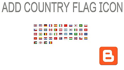 HOW TO ADD COUNTRY FLAG ICON WITHOUT USING IMAGE
