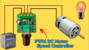 PWM DC Motor Speed Control Module ( 1.8v To 12v ) 2A | how to dc motor speed control