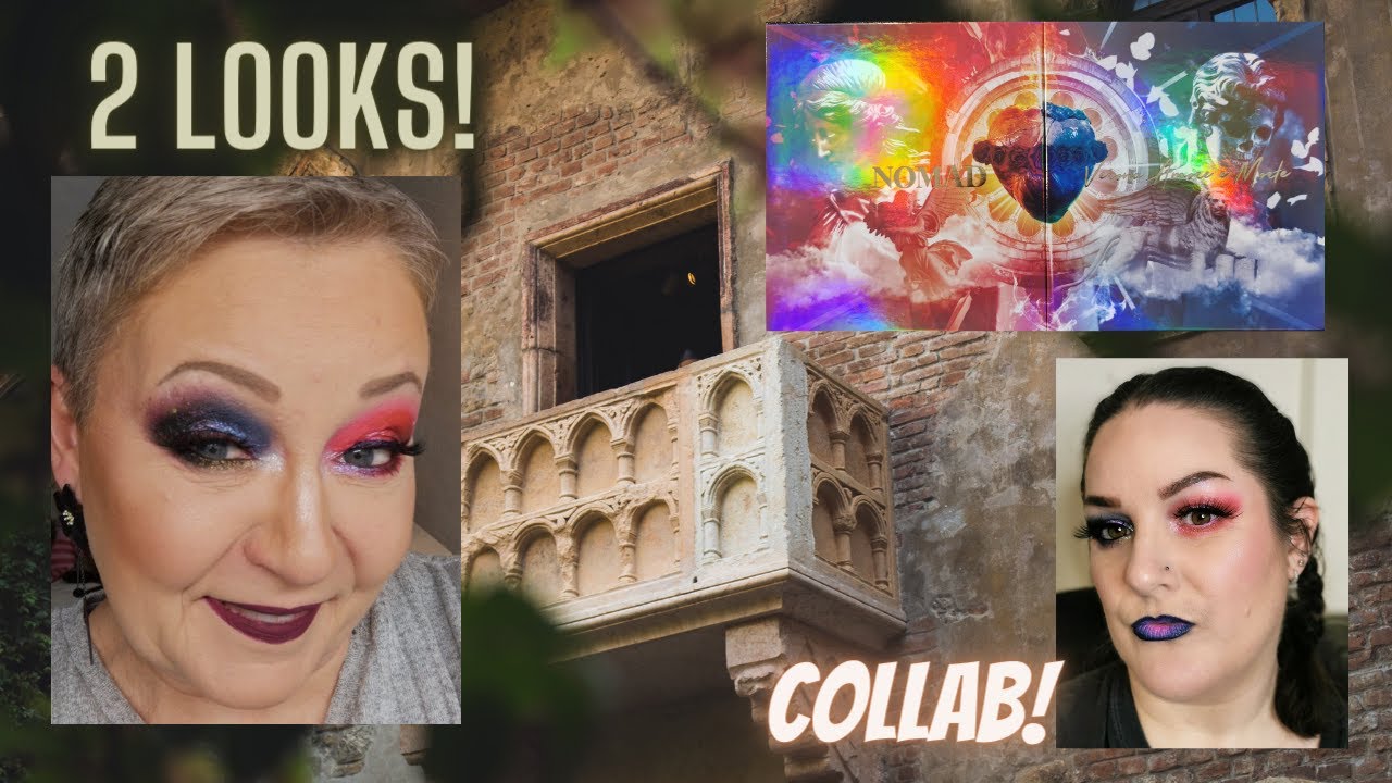 Collab with Notyourbasicsteph using the Verona Love & Death Palette by Nomad Cosmetic
