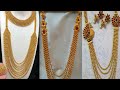 light weight jewellery Long haram designs ||light weight jewellery collection||Gold neck lace