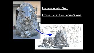 Photogrammetry Test - Bronze Lion at King George Square