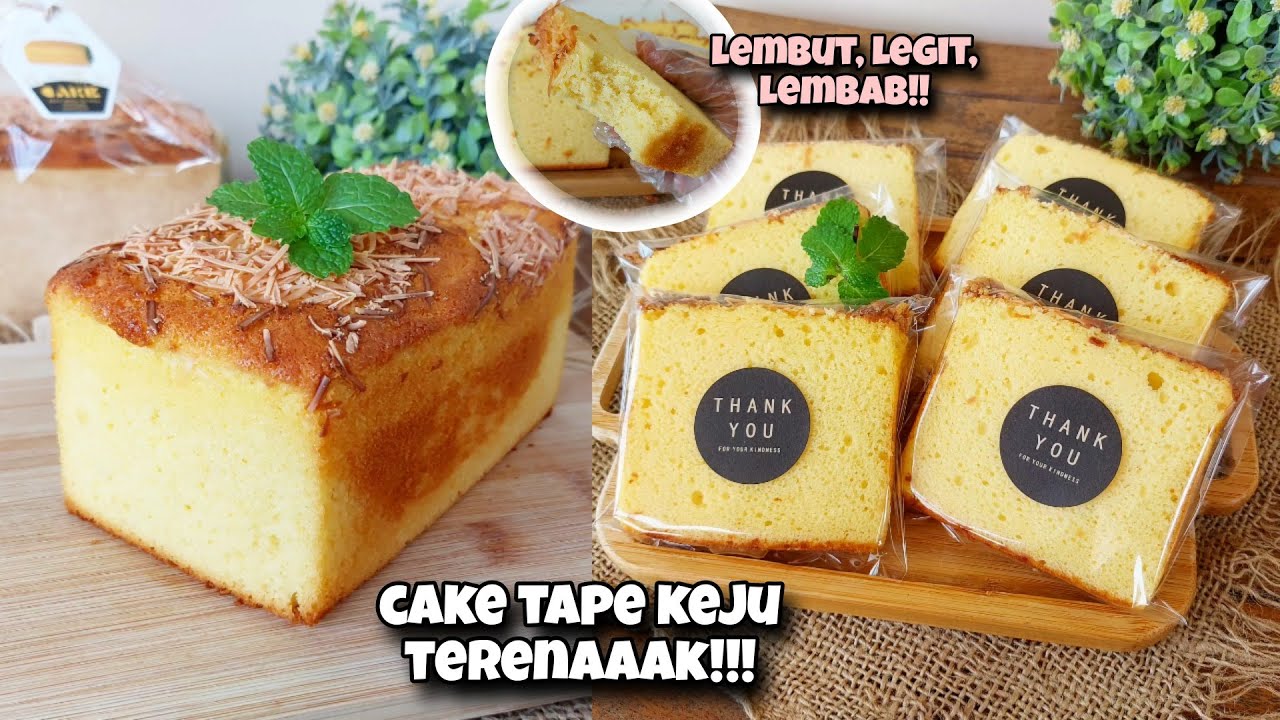 UNTUNGNYA!! AKU NEMU RESEP CAKE TAPE KEJU TERENAK!! HARUM, LEMBUT, LEGIT LEMBAB!! LAYAK BUAT JUALAN!