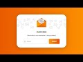 Create Newsletter Signup Form Using HTML & CSS