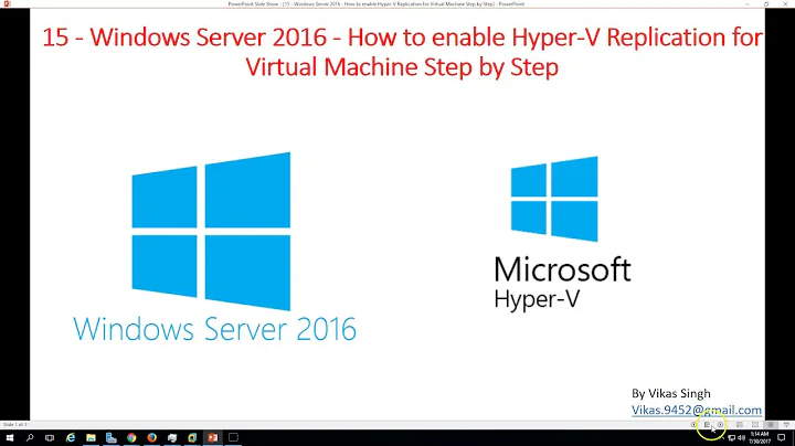 15 - Windows Server 2016 - How to enable Hyper V Replication for Virtual Machine Step by Step