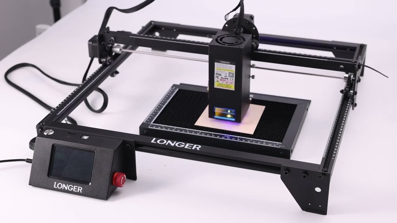 RAY5 20W Laser Cutting Engraving Machine + Air Pump Assist KIT