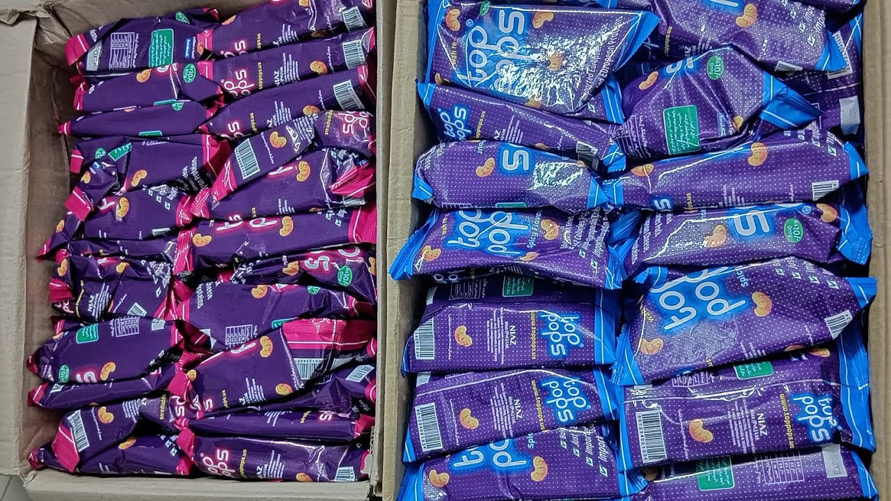 Packaging lots of yummy TopPops snacks 🤤
