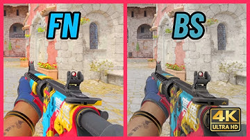 M4A4 Cyber Security | CS2 All Floats In-Game Showcase [4K]