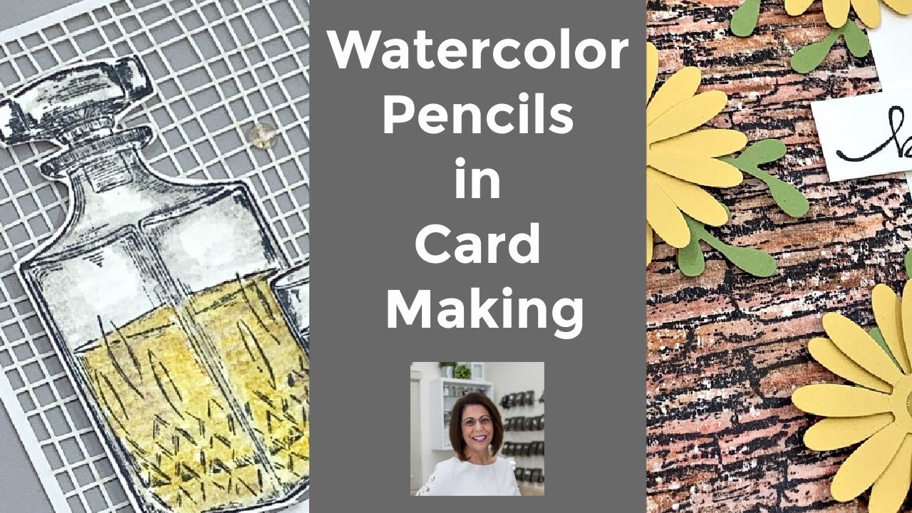 How to Use Watercolor Pencils on Greeting Cards YouTube