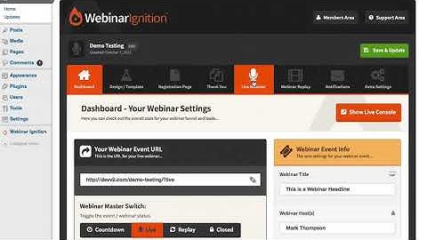Core Overview - Getting Familiar With The WordPress Webinar Plugin from WebinarIgnition