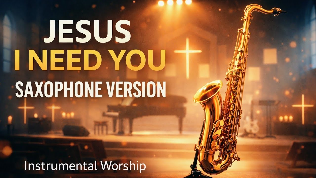 Jesus I Need You 🎷 | Peaceful Saxophone Instrumental Worship
