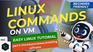 Linux Permissions,Processes & Apt Explained |chmod,processes & Installing Software-Linux On Wsl