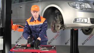 Jak vyměnit Spojovací tyč stabilizátoru на SKODA SUPERB (3T4) - online zdarma video