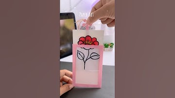 Paper Magic Art🌸✨#shorts #art #painting #muktaeasydrawing #youtubeshorts