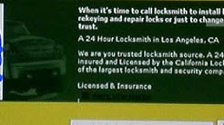 ABC 24 Hour Locksmith Los Angeles  1-877-364-5264  lvhsystems.com Lockout Services Locks Install 