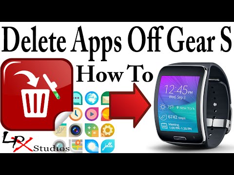 วีดีโอ: ฉันจะลบแอพออกจาก gear s3 ของฉันได้อย่างไร