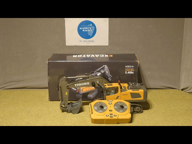 RC Excavator - YiGong Toys - BC1043 - Unbox/Review ( 2.4ghz, 3.7v