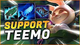 Hybrid Support Teemo! Most UNDERRATED Strategy!!