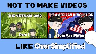 How to Animate Like OverSimplified FOR BEGINNERS (Illustrator, After Effects and Premiere Pro)