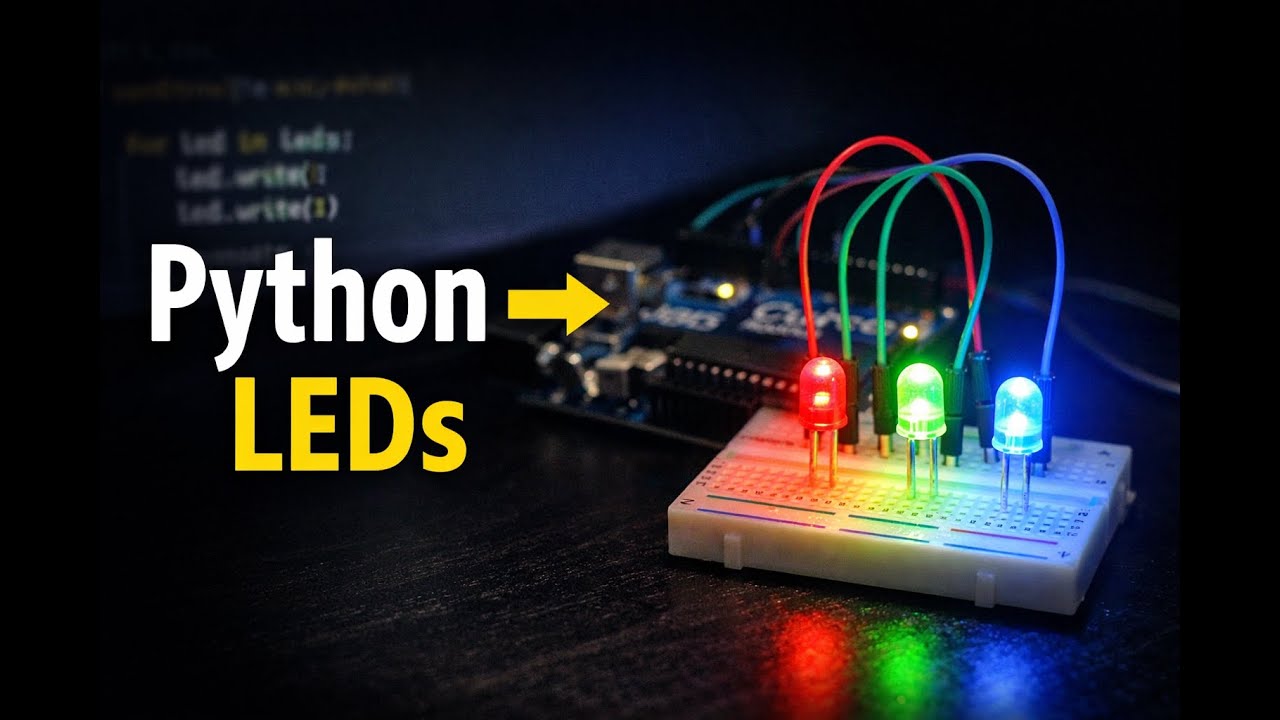 Control Multiple LEDs with Python | Arduino Made Simple
