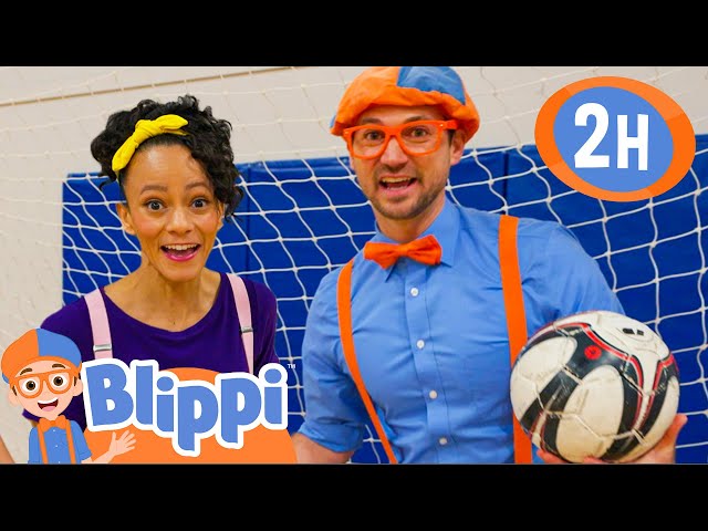 Blippi and Meekah Play Soccer!, 2 HOURS OF BLIPPI TOYS!, World Cup 2022  FINAL