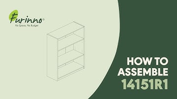 How to Assemble Furinno Bookcase, 14151R1