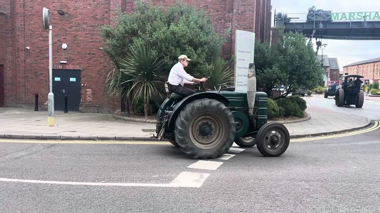 Field Marshall tractors at Marshall’s yard