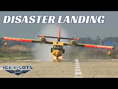 Shocking Landing Sends Water Bomber Off Runway  | S1 E11-13 FULL EPISODES | Ice Pilots
