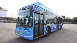 DTC New Electric Bus Inside View | Delhi Blue Bus 2025