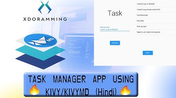 Task Manager App in KivyMD from Scratch | Android App using Python