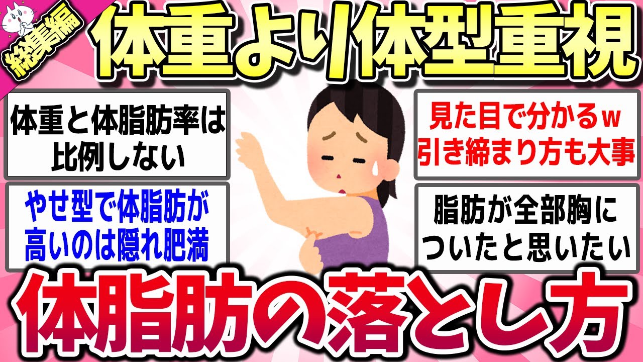 【有益スレ】☆総集編☆体重より体型重視！！みんなの体脂肪と落とし方を教えてww【ガルちゃん】