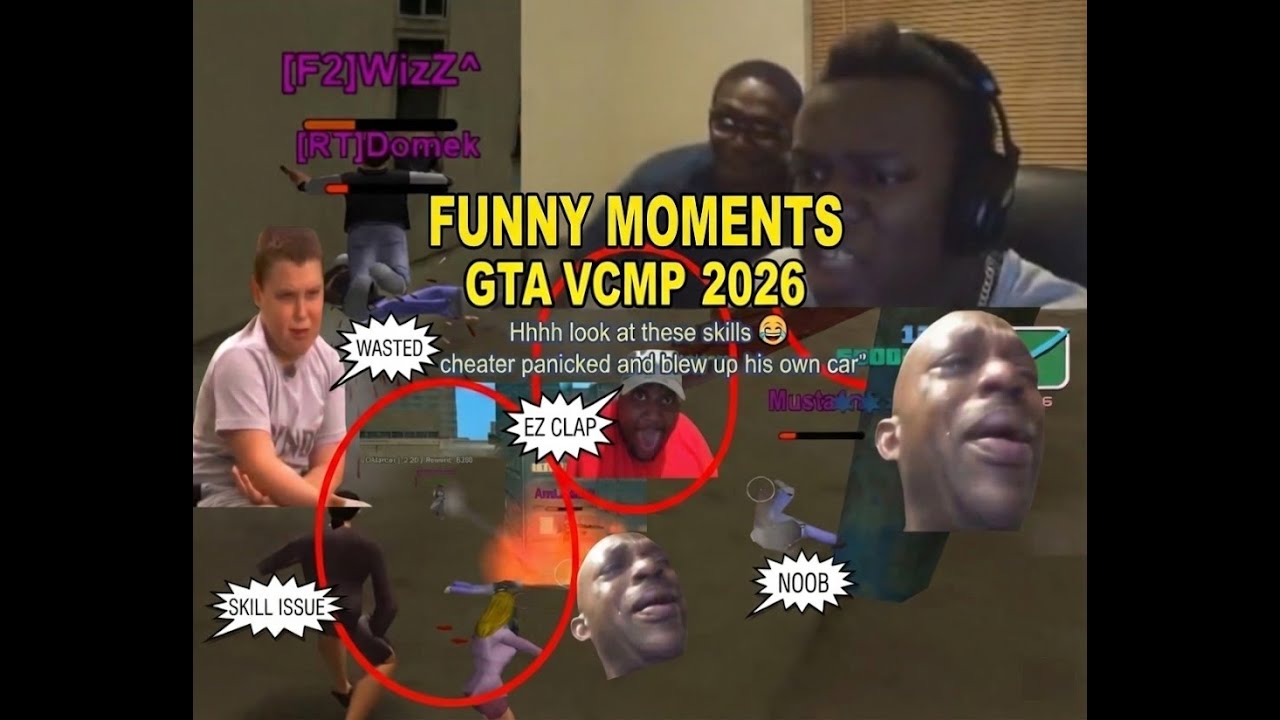 FUNNY MOMENTS GTA VCMP 2026
