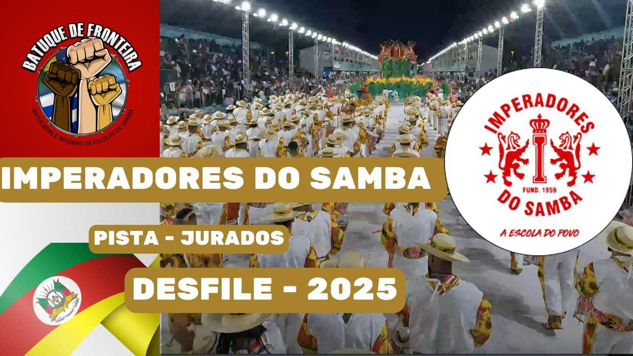 IMPERADORES DO SAMBA 2025 - PISTA - JURADO | carnaval de PORTO ALEGRE AO VIVO.