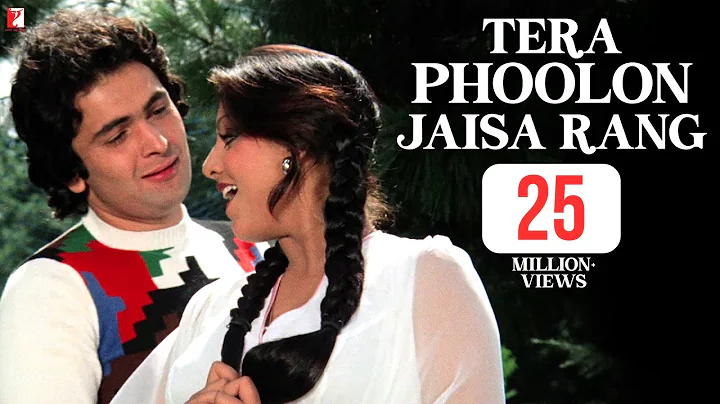 Tera Phoolon Jaisa Rang | Full Song | Kabhi Kabhie | Rishi Kapoor, Neetu Singh | Kishore Kumar, Lata